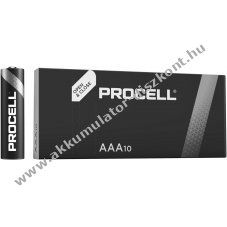 Duracell LR03/AAA (Micro) MN2400 elem 1,5V 10db/csomag alk�li-mang�n