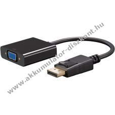 Goobay DisplayPort-VGA adapter DisplayPort dug� VGA aljzat 15 p�lus