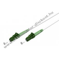 Goobay 5m feh�r Singlemode (OS2) FTTH �vegsz�las k�bel LC-APC csatlakoz�kkal