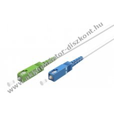 Goobay 3m feh�r Singlemode (OS2) �vegsz�las k�bel SC-APC SC-UPC csatlakoz�val