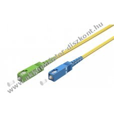 Goobay 3m Singlemode (OS2) s�rga FTTH optikai k�bel SC-APC SC-UPC csatlakoz�val