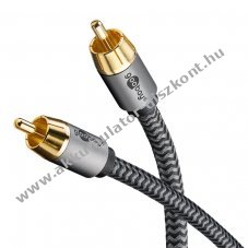 Goobay Mono cinchk�bel 5m subwoofer center csatlakoz�val