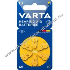 Varta PR70 hall�k�sz�l�k elem 1,45V 6db/csomag Cink-leveg�