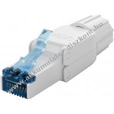 Goobay CAT 6A RJ45 csatlakoz� UTP 5,0-8,5mm k�belhez csavaros r�gz�t�s