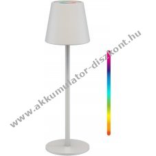 Goobay vezet�k n�lk�li LED asztali l�mpa RGBW feh�r �rint�vez�rl�ssel