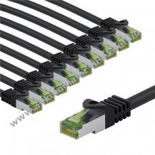 Goobay CAT 8.1 h�l�zati k�bel S/FTP 5m sz�rke 10db/csomag