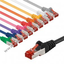 Goobay CAT 6 patchk�bel S/FTP 1m halog�nmentes k�ls� 10 sz�nben