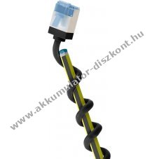 Goobay CAT 6A patchk�bel 15m ultrav�kony LSZH TPE burkolat AWG32 fekete