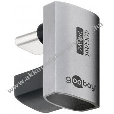 Goobay USB-C adapter 180 fokos U-form USB4 USB-C USB-C csatlakoz�