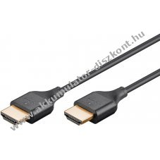Goobay Slim Ultra High-Speed HDMI k�bel Ethernet 8K 60Hz 0,5m