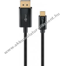 Goobay USB-C k�bel DisplayPort 3m 4K 60 Hz USB 3.1