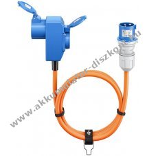 Goobay CEE adapterk�bel 1,5m 16 A 230 V camping k�lt�ri