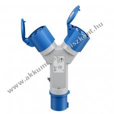 Goobay CEE-Y adapter 16 A 230 V 2x CEE aljzat kempinghez