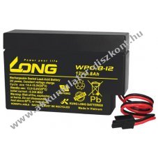 Kung Long WP0.8-12 12V 0,8Ah MOLEX csatlakoz� Akkumul�tor AGM �lom-zsel�s