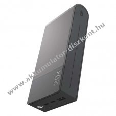 GP Powerbank k�ls� Akkumul�tor M2+ Sz�ria, 20000mAh, 22.5 W, PD, sz�rke