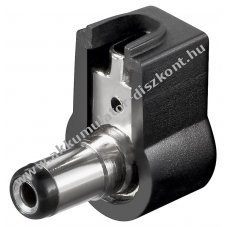 Goobay DC csatlakoz� 2,1mm x 5,5mm hajl�tott kivitel