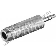 F�m audio adapter 3.5mm sztereo csatlakoz� > 6.35mm sztereo csatlakoz�