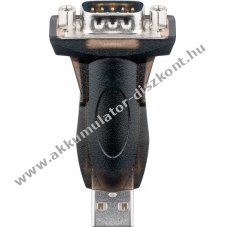 Goobay USB-USB-A RS-232 soros adapter 1 Mbit/s USB 2.0 9 p�lus�