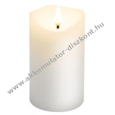 Goobay LED val�di viasz gyertya feh�r 7,5 x 12,5cm id�z�t�vel