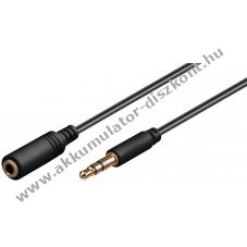 Goobay 3,5mm sztere� AUX audio hosszabb�t� k�bel 0,5 m