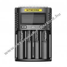 USB Akkumul�tor gyorst�lt� Nitecore UMS4 Li-Ion / Li-Ion IMR- / NiMH & LiFePO4 t�pusokhoz
