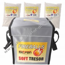 Fireballs t�zolt� granul�tum Soft-Tresor l�tium Akkumul�tormul�torokhoz 3x1L t�zv�delem