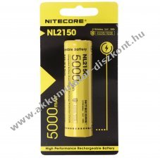 Nitecore NL2150 21700 5000mAh Akkumul�tor Li-Ion