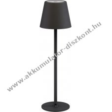 Goobay vezet�k n�lk�li LED asztali l�mpa M m�ret 37cm fekete �rint�vez�rl�s