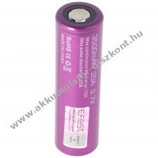 Efest IMR18650 3500mAh Li-Ion 3.7V, 20A, vdelmi elektronika nlkli (kizrlag szakembereknek)
