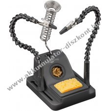 Goobay forraszt�seg�d flexibilis nyak� karokkal �s forraszt�p�ka tart�val