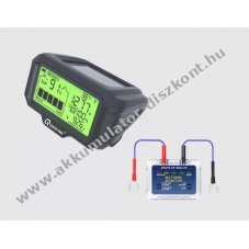 12V-os Akkumultor llapot- s tlts teszter, napelemes LED-es kijelz egysggel