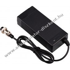 Hlzati tlt, tpegysg, adapter e-bike/roller 57,6V Li-Ion Akkumultorhoz  67.2V, 1.5A, 3pines csatlakoz