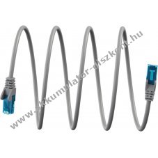 Goobay ultrarugalmas CAT 6A U/UTP h�l�zati k�bel 30m sz�rke
