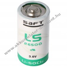 Saft LS26500 C (b�bi m�ret) l�tium elem Li-SOCI2