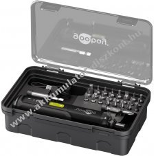 Goobay Tools mini Akkumul�tors csavaroz� k�szlet 28db-os bitk�szlettel �s tartoz�kokkal