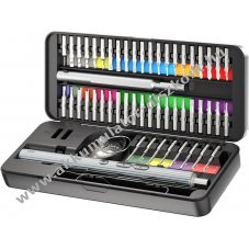 Goobay Tools 58in1 elektromos csavarh�z� 50 r�szes prec�zi�s bitk�szlettel