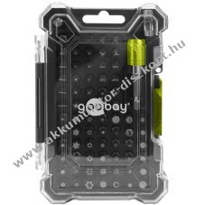 Goobay Tools 72db-os bitk�szlet bitfog�val �s hordoz�dobozzal