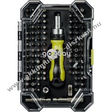 Goobay Tools csavarh�z� k�szlet 100db S2 ac�l bit k�szlettel