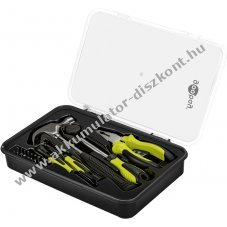 Goobay Tools 26db-os szersz�mk�szlet kalap�ccsal �s bitk�szlettel