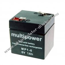 Exide Sonnenschein Dryfit A206/1.0S 6,0V 1000mAh Akkumul�tor AGM �s �lom-zsel�s