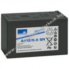 Exide Sonnenschein Dryfit A412/5.5SR 12V 5,5Ah Akkumul�tor AGM �lom-zsel�s