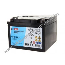 Exide Sonnenschein GF12022YF 12,0V 22,2Ah AGM �s �lom-zsel�s