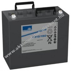 Exide Sonnenschein A612/150 Akkumul�tor 12V 150000mAh M8 csatlakoz� NGA6120150HS0FB AGM �lom-zsel�s