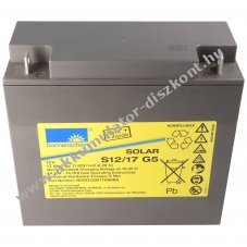 Sonnenschein Solar S12/17G5 12,0V 17000mAh AGM �lom-zsel�s Akkumul�tor