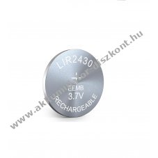 LIR2430 Li-Ion gombakku 3.7V, 60mah