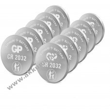 GP CR2032 gomb 3V 10db/csomag l�tium elem