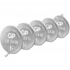 GP CR2430 3V 5db/csomag gomb l�tium elem