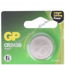 GP CR2450 gomb 3V 5db/csomag l�tium elem