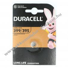 Duracell 395/399 SR57 gombelem 1.5V 55mAh 1db/csomag ez�st-oxid