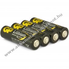 GP AA elem 1,5V 4db/csomag l�tium